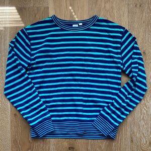 Women’s Blue Striped Sweater